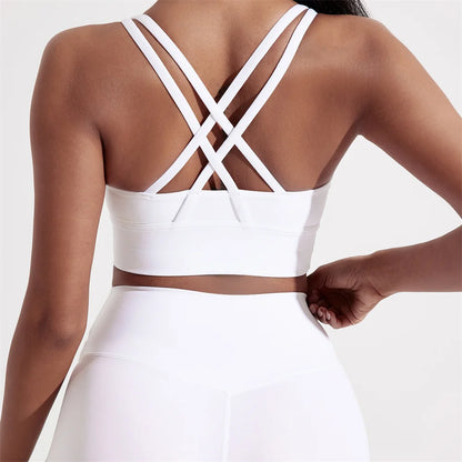 Lunence SculptSupport™ Cross Back Sports Bra