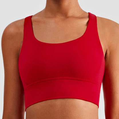 Lunence SculptSupport™ Cross Back Sports Bra