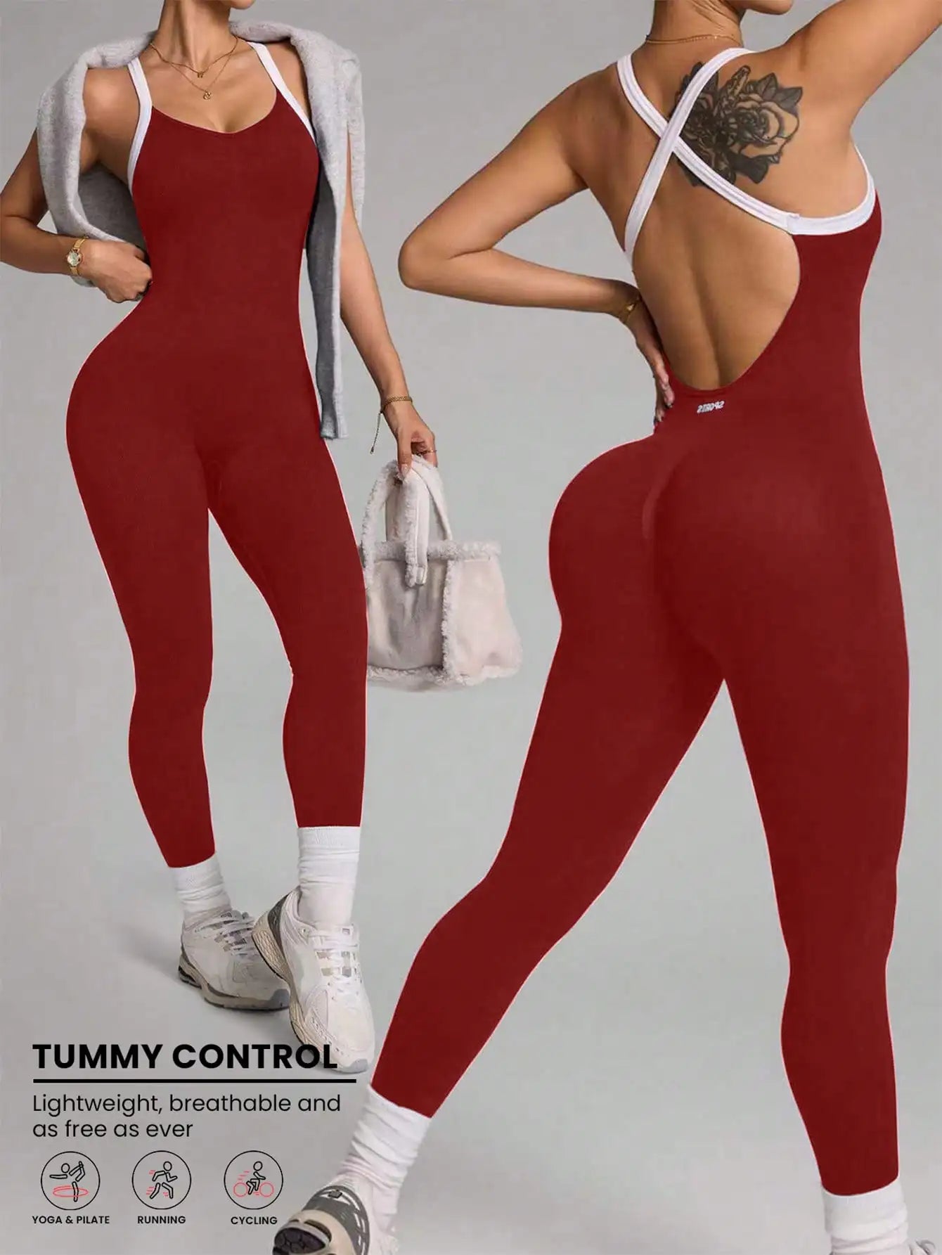 Lunence SculptFlex™ Scrunch Jumpsuit