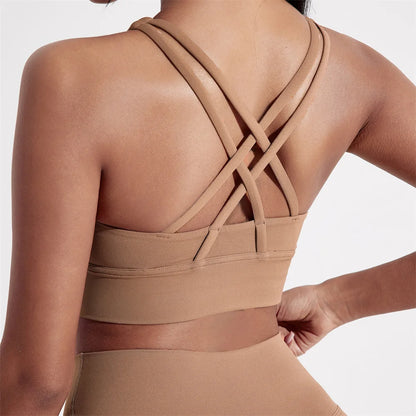 Lunence SculptSupport™ Cross Back Sports Bra